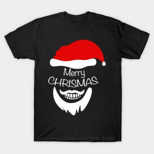 Crazy Merry merry christmas Smile T-Shirt